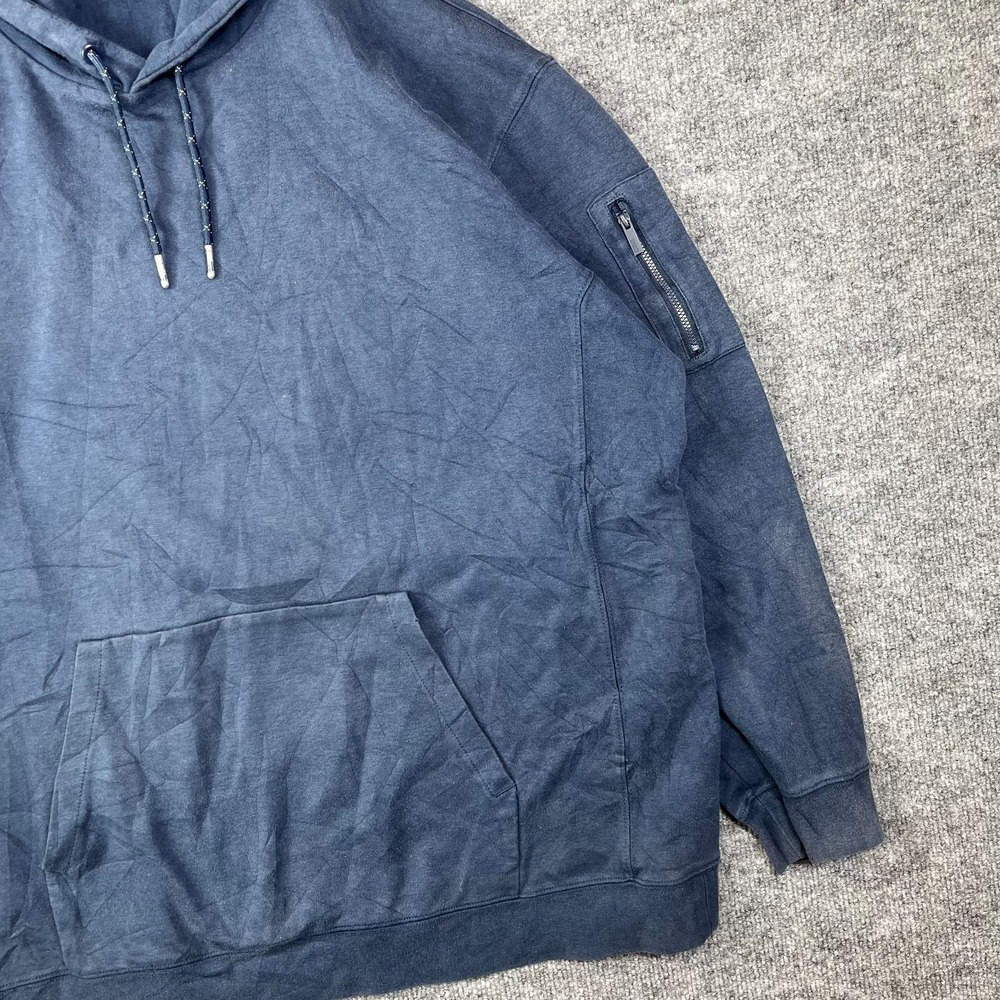 CSG Commuter Hoodie Mens 3XL Cotton Blue Kangaroo Pocket Training Athleisure - Picture 6 of 14